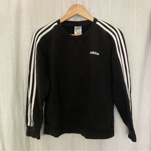 Adidas Black Crewneck Sweatshirt